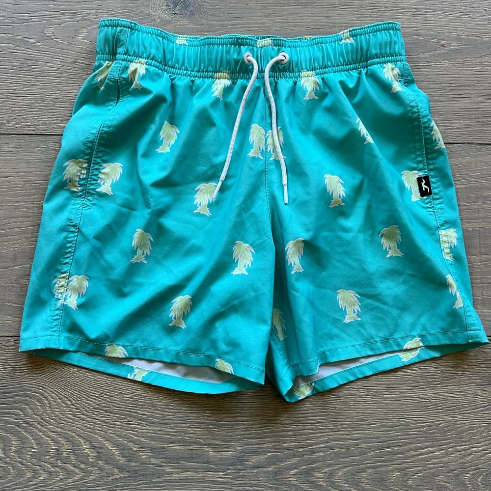 Hollister Palm Tree Swim Trunks XS